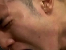 Young Japanese hunk Yoshi Kawasaki gets a hardcore doggy style fuck and then cums hard.
