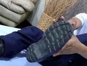 Robin is an Asian twink who likes to pleasure himself while eating feet and removing socks.