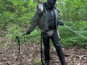Cum or pie dance at the leather and whip masterclass