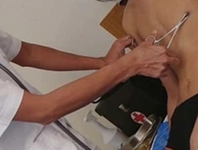 Medical examination turns into a sensual experience for a twink patient.