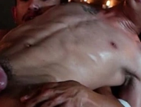 Twink massage with oil and jizz