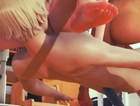 Japanese sissy boy gets a big cock in his ass