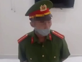 Japanese and Vietnamese police officers in BDSM action