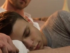 Gay pervert enjoys step dad step son sex action