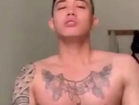 Gay BDSM slave solo with spycam in Vietnam