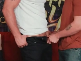 Gay roommates celebrate New Year with sex and anal pleasure