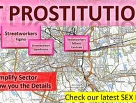 Public sex in the red zone of Milan, Italy