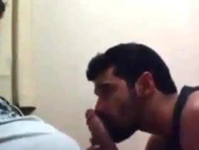 Gay deepthroat competition between Marcos Goiano and Pedro Barbudinho