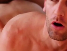 Gay teen gets a big cock in his mouth and ass in a hardcore scene.