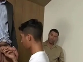 Bad boy and cop hardcore threesome - justin beal, david anthony