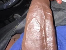 Getting hard in my car