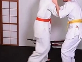 Two young judokas Enzo Lemercier &_ Timy Detours fucking on the tatami