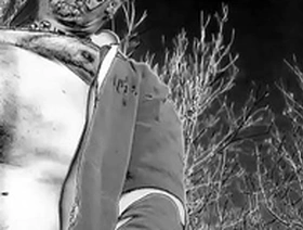 nudist pee in the park