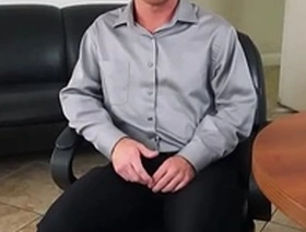 Anal loving jock gets banged by office boss