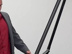 GRAB ASS - Hunky Boss Teaches His Office Team All About Teamwork